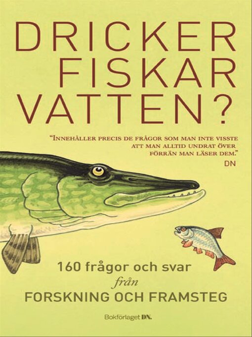 Titeldetaljer för Dricker fiskar vatten? av Nina Leino PdeR - Tillgänglig